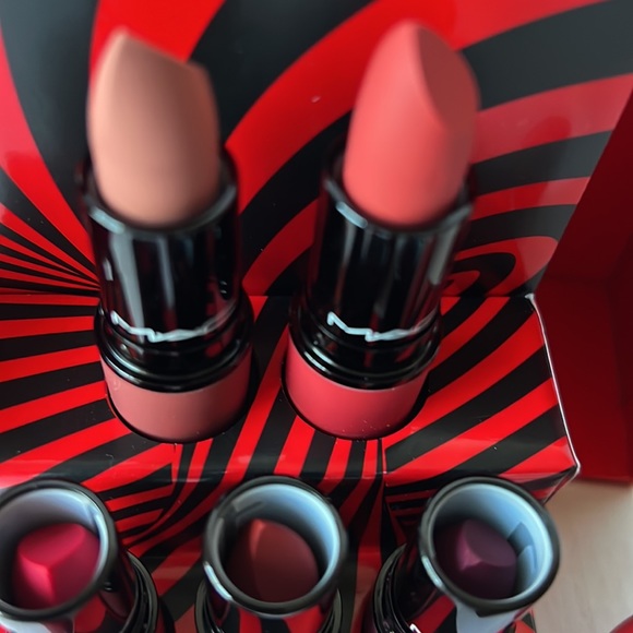 Mac Lipstick 5 piece Multi Color New - Picture 4 of 16